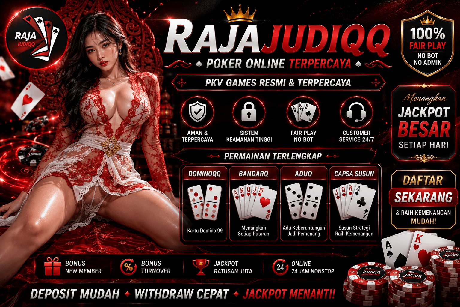 KADITAQQ Domino Poker Resmi Terpercaya